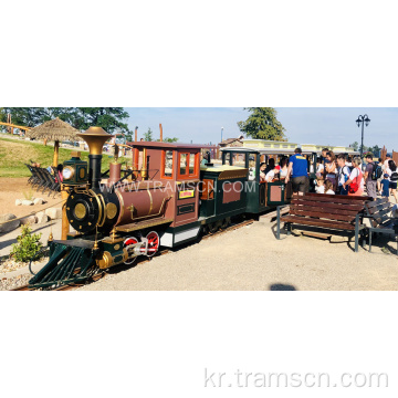인기있는 놀이 공원 철도 기차
